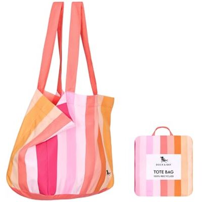 Dock & Bay Everyday Beach Tote Bag Reusable Carrier Bag for Daily Use Carries Up to 10kg 100% Recycled Materials Dock & Bay Everyday Beach Tote Bag Reusable Carrier Bag for Daily Use Carries Up to 10kg 100% Recycled Materials