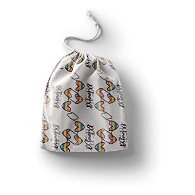 Bonamaison Printed Cotton Produce Bag with Drawstring, Reusable Grocery Bag, Biodegradable Eco-Friendly Bags, Travel Pouch, Sachet Bags, Shopping Bag, Eco Friendly, Foldable, Size: 30x40 Cm Bonamaison Printed Cotton Produce Bag with Drawstring, Reusable Grocery Bag, Biodegradable Eco-Friendly Bags, Travel Pouch, Sachet Bags, Shopping Bag, Eco Friendly, Foldable, Size: 30x40 Cm