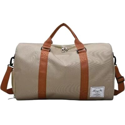 WQCMH Travel Gym Bags Short-Distance Luggage Portable Fitness Bag Shoulder Crossbody Chest Bag Handbags Duffle Carry on Weekender(Khaki) WQCMH Travel Gym Bags Short-Distance Luggage Portable Fitness Bag Shoulder Crossbody Chest Bag Handbags Duffle Carry on Weekender(Khaki)