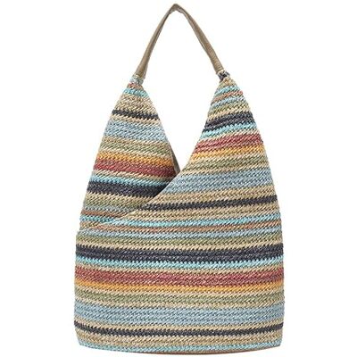 Generic Women's Stylish Straw Tote Clutch Large Capacity Summer Travel Pouch Lightweight Trendy Shoulder Bag for Daily Use Generic Women's Stylish Straw Tote Clutch Large Capacity Summer Travel Pouch Lightweight Trendy Shoulder Bag for Daily Use