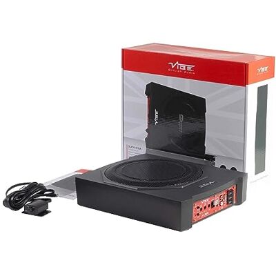Vibe Slickc10a 10 Inch Slim Cast Aluminium Enclosure Underseat Active Subwoofer - Subwoofer Vibe Slickc10a 10 Inch Slim Cast Aluminium Enclosure Underseat Active Subwoofer - Subwoofer