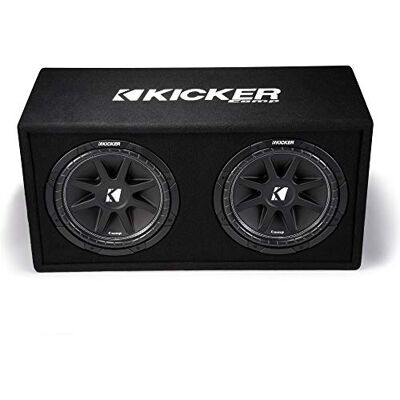 Kicker 43DC122 Dual Comp 12-inch Vented Subwoofer Enclosure 2-Ohm, RoHS Compliant Kicker 43DC122 Dual Comp 12-inch Vented Subwoofer Enclosure 2-Ohm, RoHS Compliant