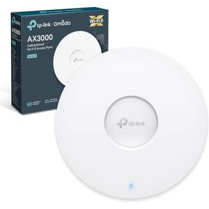 TP-LINK EAP650 WiFi 6 Access Point, AX3000 Dual Band Gigabit Wireless Access Points, Power Adapter included, Seamless Roaming Extended Range, Omada Mesh, Support PoE+Powered, Mount to Wall or Ceiling TP-LINK EAP650 WiFi 6 Access Point, AX3000 Dual Band Gigabit Wireless Access Points, Power Adapter included, Seamless Roaming Extended Range, Omada Mesh, Support PoE+Powered, Mount to Wall or Ceiling