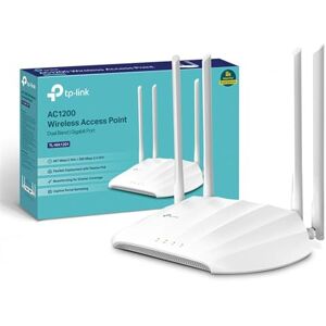 TP-LINK TL-WA1201 AC1200Mbps Dual-Band Access Point, Supports Passive PoE, Gigabit Port for Wired Devices, Supports Access Point, Range Extender, Multi-SSID, and Client modes, Boosted Coverage TP-LINK TL-WA1201 AC1200Mbps Dual-Band Access Point, Supports Passive PoE, Gigabit Port for Wired Devices, Supports Access Point, Range Extender, Multi-SSID, and Client modes, Boosted Coverage