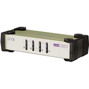 Aten CS84U 4 Port PS2/USB Desktop KVM Switch with 4x Custom KVM Cable Sets Metal Aten CS84U 4 Port PS2/USB Desktop KVM Switch with 4x Custom KVM Cable Sets Metal