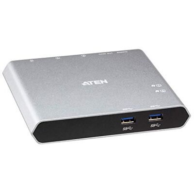 Aten USB-C Gen 1 2 Port Dock Switch with Power Pass-Through US3310 , supports 4K 3840 x 2160@30Hz, Supports Samsung DeX mode or Huawei Desktop mode, supports Windows, Mac, Android & iPad Pro (2018), UK Aten USB-C Gen 1 2 Port Dock Switch with Power Pass-Through US3310 , supports 4K 3840 x 2160@30Hz, Supports Samsung DeX mode or Huawei Desktop mode, supports Windows, Mac, Android & iPad Pro (2018), UK