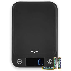 Salter Toronto Digital Kitchen Scale – Electronic Food Weighing Scales for Liquids and Fluids, Easy Read Backlit Display, Tare/Zero Function, Slim Compact Design, 5KG, Black Salter Toronto Digital Kitchen Scale – Electronic Food Weighing Scales for Liquids and Fluids, Easy Read Backlit Display, Tare/Zero Function, Slim Compact Design, 5KG, Black