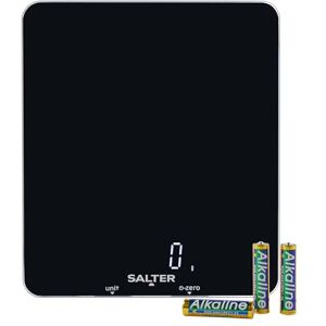 Salter 1180 BKDR Phantom Electronic Kitchen Scale – Digital Baking Scale, 5kg Capacity, Food Scale, Add & Weigh Tare Function, Hidden until Lit Display, Slim Glass Platform, Measures Liquids, Black Salter 1180 BKDR Phantom Electronic Kitchen Scale – Digital Baking Scale, 5kg Capacity, Food Scale, Add & Weigh Tare Function, Hidden until Lit Display, Slim Glass Platform, Measures Liquids, Black