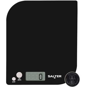 Salter Digital Kitchen Scale Leaf 5KG Capacity Add & Weigh Zero Button Black 1177 BKWHDR Salter Digital Kitchen Scale Leaf 5KG Capacity Add & Weigh Zero Button Black 1177 BKWHDR