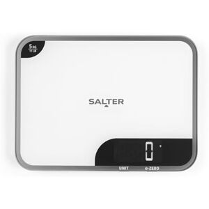 Salter 1064 WHDR Digital Kitchen Scale 5kg Capacity, Easy Read Display, Add &Weigh/Tare Function, Measure Liquids in ml/fl.oz, Glass Platform for Baking & Cooking, Batteries Included, 17 x 23 x 1cm Salter 1064 WHDR Digital Kitchen Scale 5kg Capacity, Easy Read Display, Add &Weigh/Tare Function, Measure Liquids in ml/fl.oz, Glass Platform for Baking & Cooking, Batteries Included, 17 x 23 x 1cm