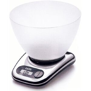LAICA Tabletop Electronic Kitchen Scale with Large Capacity Bowl, 5kg Capacity Silver LAICA Tabletop Electronic Kitchen Scale with Large Capacity Bowl, 5kg Capacity Silver