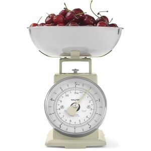 Salter SA00562CFEU12 Timeless Mechanical Kitchen Scale – Baking Scale with 5 kg Capacity, 1 Litre Dishwasher Safe Bowl, Analogue Food Scale, Classic Design, Easy Read Large Dial, 22cm Height, Cream Salter SA00562CFEU12 Timeless Mechanical Kitchen Scale – Baking Scale with 5 kg Capacity, 1 Litre Dishwasher Safe Bowl, Analogue Food Scale, Classic Design, Easy Read Large Dial, 22cm Height, Cream