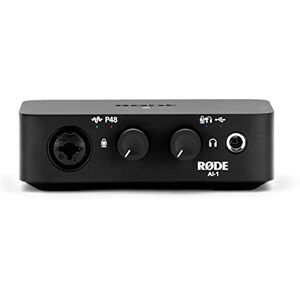 RØDE AI-1 Studio-grade Single-channel USB Audio Interface with Neutrik Combi-jack for Music Production, Streaming and Podcasting RØDE AI-1 Studio-grade Single-channel USB Audio Interface with Neutrik Combi-jack for Music Production, Streaming and Podcasting