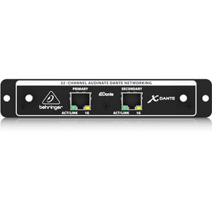 Behringer X-DANTE High-Performance 32-Channel Audinate Dante Expansion Card for X32 - Audio Interface Card Behringer X-DANTE High-Performance 32-Channel Audinate Dante Expansion Card for X32 - Audio Interface Card