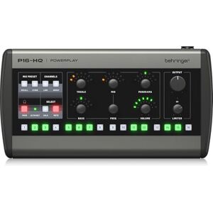 Behringer P16-HQ Channel Personal Monitoring Mixer High-Quality D/A Conversion and Precise Tone Control Behringer P16-HQ Channel Personal Monitoring Mixer High-Quality D/A Conversion and Precise Tone Control