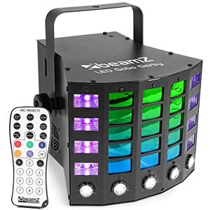 beamz GOBO Derby LED Disco Light RGBWA + Ultraviolet UV & Strobe DMX Effects Lighting