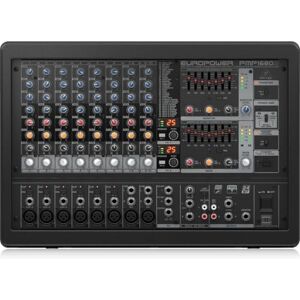 Behringer PMP1680S Audio Mixer - 10 Channels - Black Behringer PMP1680S Audio Mixer - 10 Channels - Black