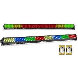 BeamZ LCB144 MKII LED Light Bar DJ Package (Pair) 144 SMD RGB Colour Wall Washer - DMX, Sound Activated, Automatic Programs