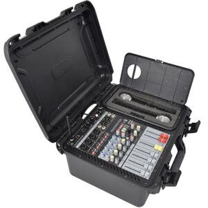 Citronic FLITE-600 Powered Mixer Amplifier 2 x 300W Self-Contained PA System with Dual UHF Wireless Mics, DSP Effects, Bluetooth & USB Audio Player/Recorder Citronic FLITE-600 Powered Mixer Amplifier 2 x 300W Self-Contained PA System with Dual UHF Wireless Mics, DSP Effects, Bluetooth & USB Audio Player/Recorder