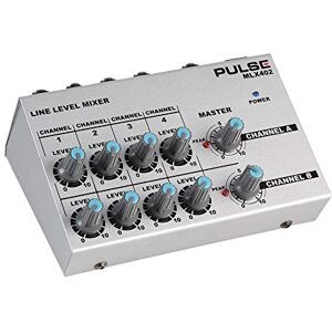 PULSE MLX402 – Compact Line Mixer, 8‑Channel Mono / 4‑Channel Stereo PULSE MLX402 – Compact Line Mixer, 8‑Channel Mono / 4‑Channel Stereo