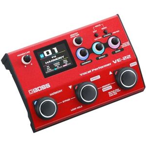 Boss VE-22 Vocal Performer Advanced Multi-Effects Processor for Singers Powerful Harmony & Doubling Functions Auto Pitch Correction Ideal for Stage Performance, Recording, Livestreaming & More Boss VE-22 Vocal Performer Advanced Multi-Effects Processor for Singers Powerful Harmony & Doubling Functions Auto Pitch Correction Ideal for Stage Performance, Recording, Livestreaming & More