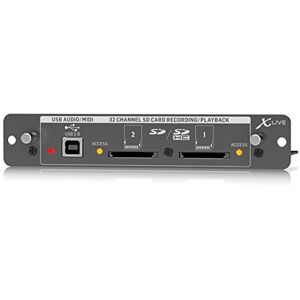 Behringer XLIVE X32 Expansion Card - 32 Channel Live Recording/Playback Behringer XLIVE X32 Expansion Card - 32 Channel Live Recording/Playback