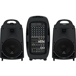 Behringer EUROPORT PPA2000BT 2000W Portable PA System with Wireless Microphone Ready Active Speakers, DJ Mixer Sound System for DJ Equipment Full Setup and PA & Stage Behringer EUROPORT PPA2000BT 2000W Portable PA System with Wireless Microphone Ready Active Speakers, DJ Mixer Sound System for DJ Equipment Full Setup and PA & Stage