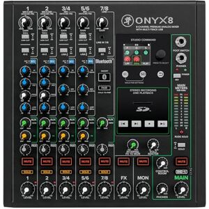Mackie Onyx8 8-Channel Mixer - Analog with USB Mackie Onyx8 8-Channel Mixer - Analog with USB