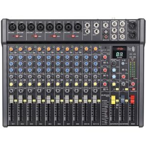 Citronic CMC-16 Mixing Console with DSP Effects, USB/BT Player, XLR & Jack Inputs Compact Professional Audio Mixer for Live Events, Recording & Studio Use Citronic CMC-16 Mixing Console with DSP Effects, USB/BT Player, XLR & Jack Inputs Compact Professional Audio Mixer for Live Events, Recording & Studio Use