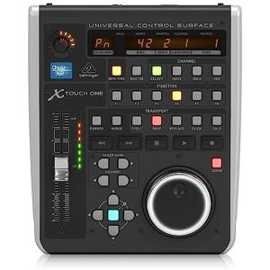 Behringer X-TOUCH ONE Universal Control Surface with Touch-Sensitive Motor Fader and LCD Scribble Strip, Compatible with PC and Mac Behringer X-TOUCH ONE Universal Control Surface with Touch-Sensitive Motor Fader and LCD Scribble Strip, Compatible with PC and Mac