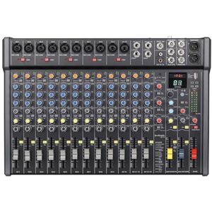 Citronic CMC-18 Mixing Console with DSP Effects, USB/BT Player, XLR & Jack Inputs Compact Professional Audio Mixer for Live Events, Recording & Studio Use Citronic CMC-18 Mixing Console with DSP Effects, USB/BT Player, XLR & Jack Inputs Compact Professional Audio Mixer for Live Events, Recording & Studio Use