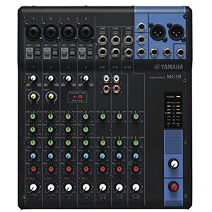 Yamaha MG10 Mixing Console Compact mixer with 10 input channels and D-PRE mic preamps Yamaha MG10 Mixing Console Compact mixer with 10 input channels and D-PRE mic preamps