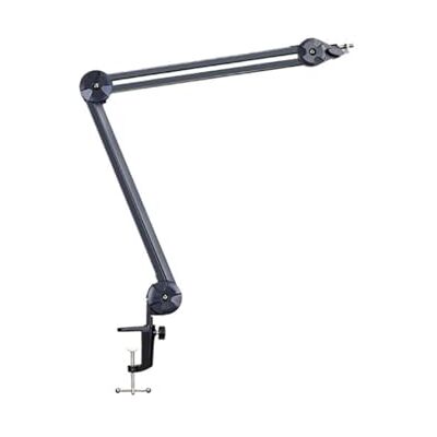HDOYTXXM 360 Degree Rotating Microphone Stand with C Clamp Desk Attachment Easy Adjustable Metal Boom Arm for Professional Use Adjustable Microphone Stand HDOYTXXM 360 Degree Rotating Microphone Stand with C Clamp Desk Attachment Easy Adjustable Metal Boom Arm for Professional Use Adjustable Microphone Stand
