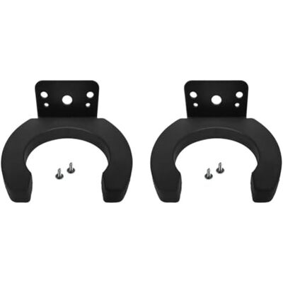 Luobannm 2 Pcs Universal Wall Mounted Wireless Microphone Hook Holder Stands Clip Clamp Brackets Rack Hanger Luobannm 2 Pcs Universal Wall Mounted Wireless Microphone Hook Holder Stands Clip Clamp Brackets Rack Hanger