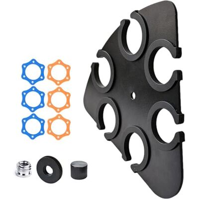 FUZYXIH Versatility Stage Multi Microphone Holder, Microphone Storage Stand, Handheld Microphone Holder, Dynamic, Wired or Wireless Microphones FUZYXIH Versatility Stage Multi Microphone Holder, Microphone Storage Stand, Handheld Microphone Holder, Dynamic, Wired or Wireless Microphones