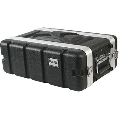 PULSE 19" Rack ABS Flight Case – 3U Short Durable ABS & Aluminium Construction with Front/Rear Rails PULSE 19" Rack ABS Flight Case – 3U Short Durable ABS & Aluminium Construction with Front/Rear Rails
