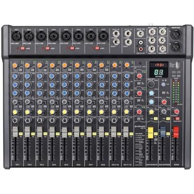 Citronic CMC-16 Mixing Console with DSP Effects, USB/BT Player, XLR & Jack Inputs Compact Professional Audio Mixer for Live Events, Recording & Studio Use Citronic CMC-16 Mixing Console with DSP Effects, USB/BT Player, XLR & Jack Inputs Compact Professional Audio Mixer for Live Events, Recording & Studio Use