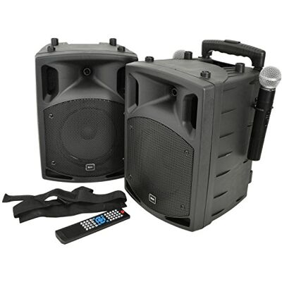 QTX PAV8 Portable PA Bluetooth Connectivity & CD/DVD player QTX PAV8 Portable PA Bluetooth Connectivity & CD/DVD player