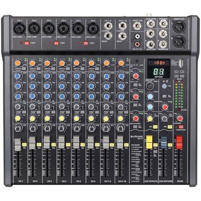 Citronic CMC-14 Mixing Console with DSP Effects, USB/BT Player, XLR & Jack Inputs Compact Professional Audio Mixer for Live Events, Recording & Studio Use Citronic CMC-14 Mixing Console with DSP Effects, USB/BT Player, XLR & Jack Inputs Compact Professional Audio Mixer for Live Events, Recording & Studio Use