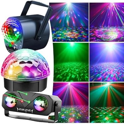 Mr Entertainer's Karaoke Collection Triple Party Light Package. Multi LED Disco Ball & Laser Effects Mr Entertainer's Karaoke Collection Triple Party Light Package. Multi LED Disco Ball & Laser Effects