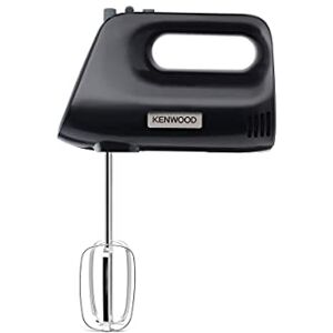 Kenwood Küchengeräte MixEasy HMP30.A0BK 450 W 5 Speed Hand Mixer with Turbo Function and Whisk and Dough Hook, Stainless Steel, Black Kenwood Küchengeräte MixEasy HMP30.A0BK 450 W 5 Speed Hand Mixer with Turbo Function and Whisk and Dough Hook, Stainless Steel, Black