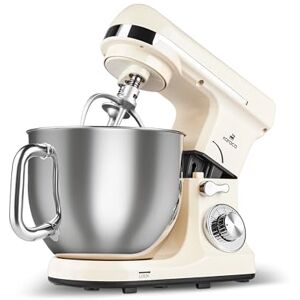 KARACA Blendburst Stand Mixer 1400W Electric Stand Mixers for Baking, Dough Mixer with Non-Stick 5,7L Bowl, Dough Hook, Whisk, 6- Speed Cake Mixer with Bowl and Stand, Iconic Beige KARACA Blendburst Stand Mixer 1400W Electric Stand Mixers for Baking, Dough Mixer with Non-Stick 5,7L Bowl, Dough Hook, Whisk, 6- Speed Cake Mixer with Bowl and Stand, Iconic Beige