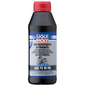 Liqui Moly High Performance Gear Oil (GL4+) SAE 75W-90 500 ml Gear oil Hydraulic oil SKU: 4433 Liqui Moly High Performance Gear Oil (GL4+) SAE 75W-90 500 ml Gear oil Hydraulic oil SKU: 4433