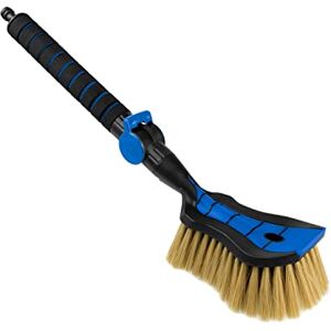 ToM PaR Water Brush - Car Wash Brush with Water Connection - Soft Bristles - 54cm ToM PaR Water Brush - Car Wash Brush with Water Connection - Soft Bristles - 54cm