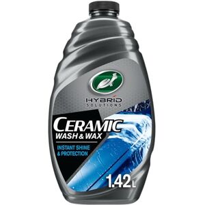 Turtle Wax Hybrid Solutions Ceramic Car Wash and Wax, 1.42L, Gentle pH Neutral Car Shampoo with Extreme Water Beading Paint Protection, High Gloss Spot-Free, Long-Lasting Car Wax Shine, Fruity Scent Turtle Wax Hybrid Solutions Ceramic Car Wash and Wax, 1.42L, Gentle pH Neutral Car Shampoo with Extreme Water Beading Paint Protection, High Gloss Spot-Free, Long-Lasting Car Wax Shine, Fruity Scent