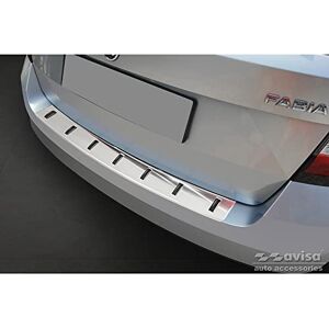 Avisa Stainless Steel Rear bumper protector compatible with Skoda Fabia III Combi 2014-2018 'STRONG EDITION' Avisa Stainless Steel Rear bumper protector compatible with Skoda Fabia III Combi 2014-2018 'STRONG EDITION'