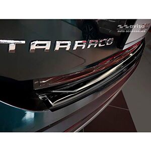 Avisa Black Stainless Steel Rear bumper protector compatible with Seat Tarraco 2019- Avisa Black Stainless Steel Rear bumper protector compatible with Seat Tarraco 2019-