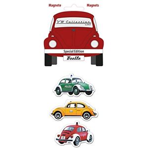 BRISA VW Collection Volkswagen Refrigerator Office Pinboard Magnets with Beetle Motifs (3-Piece Set/Special Vehicles/Multicolor) BRISA VW Collection Volkswagen Refrigerator Office Pinboard Magnets with Beetle Motifs (3-Piece Set/Special Vehicles/Multicolor)