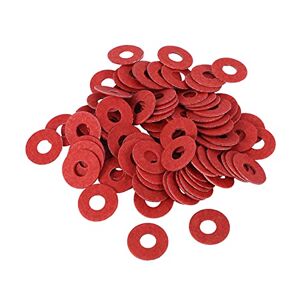 Ferleiss R 100PCS Red Motherboard Screw Insulating Fiber Washers