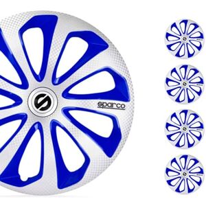 Sparco Wheel Covers Sicilia 15-inch Silver/Blue/Carbon Set of 4 pieces Sparco Wheel Covers Sicilia 15-inch Silver/Blue/Carbon Set of 4 pieces